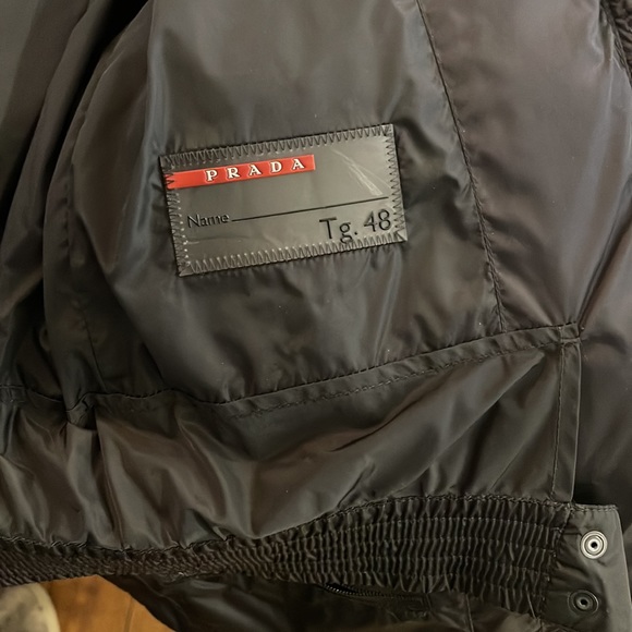PRADA Down filled JACKET  Nylon , 100% down filled size small****missing hood - Picture 8 of 10